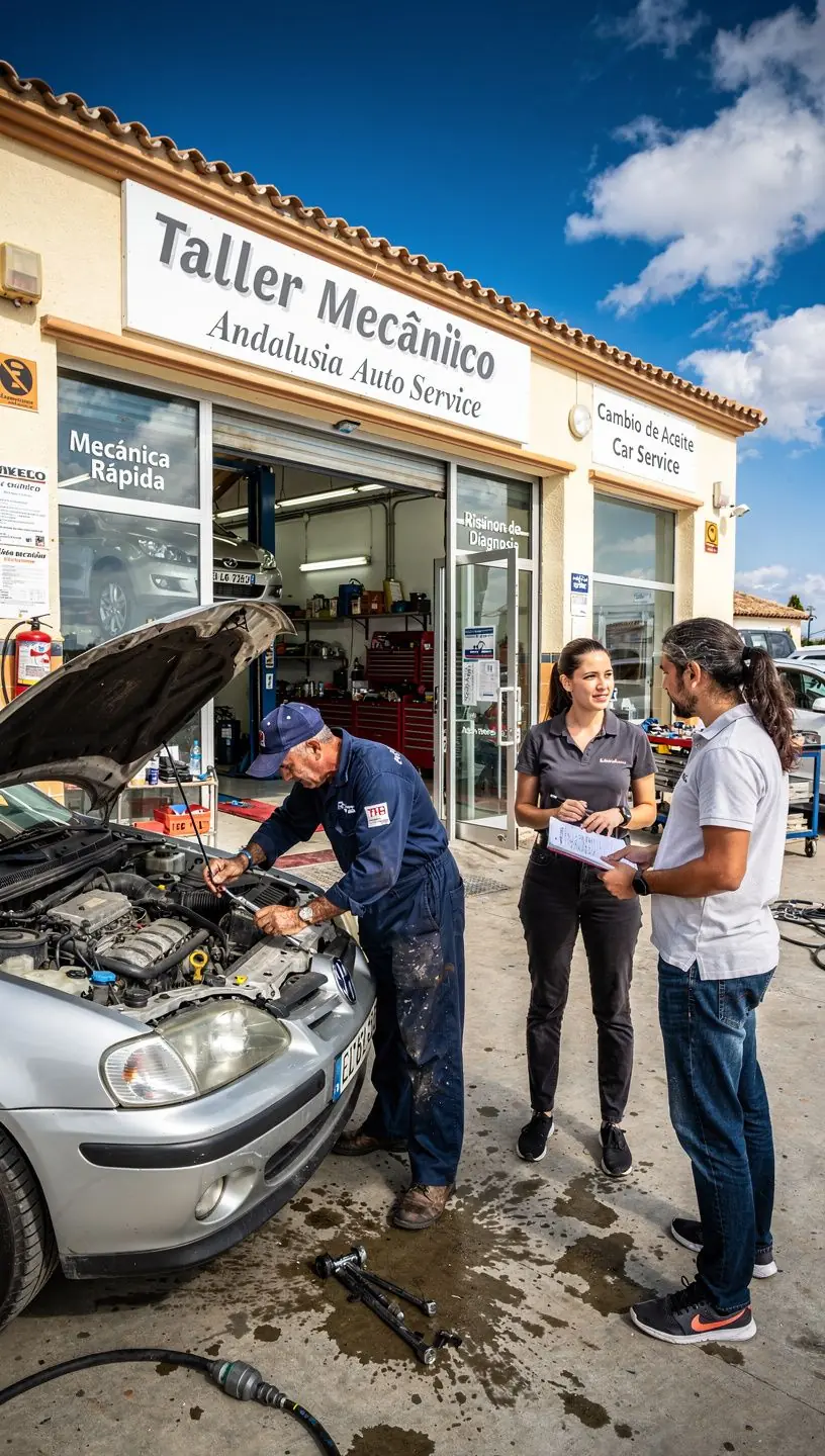 Proceso de reparación detallada de motor de coche, garantizando calidad y confianza para conductores españoles.